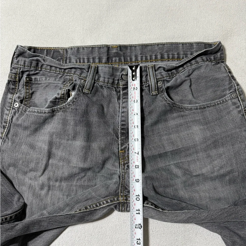 Levis 527 Jeans Mens 33x28‎ Gray Regular Bootcut Mid Rise